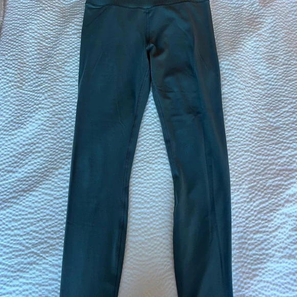 Vuori ribbed waist leggings sz small NWOT Blue/Green sea color - Picture 7 of 12